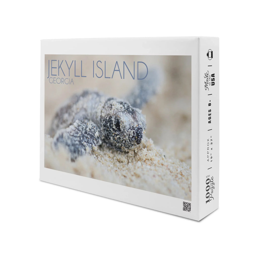 Jekyll Island, Georgia, Hawksbill Turtle Hatching (1000 Piece Puzzle, Size 19x27, Challenging Jigsaw Puzzle for Adults and Family, Made in USA)