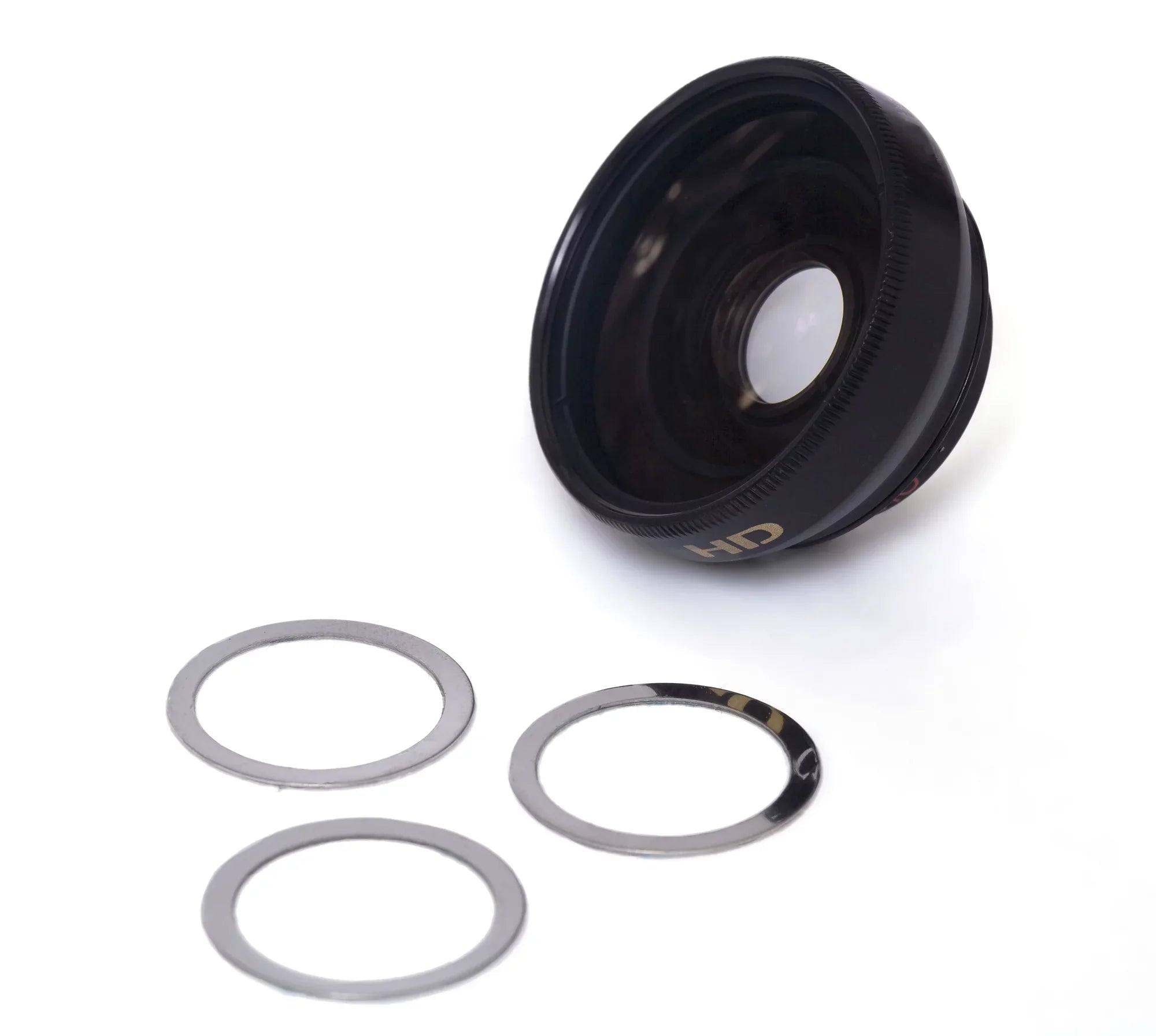 HMX-U10 0.45x Wide Angle Lens (HD) Chrome Finish W/ Macro (Modification Style) Magnetic Type.