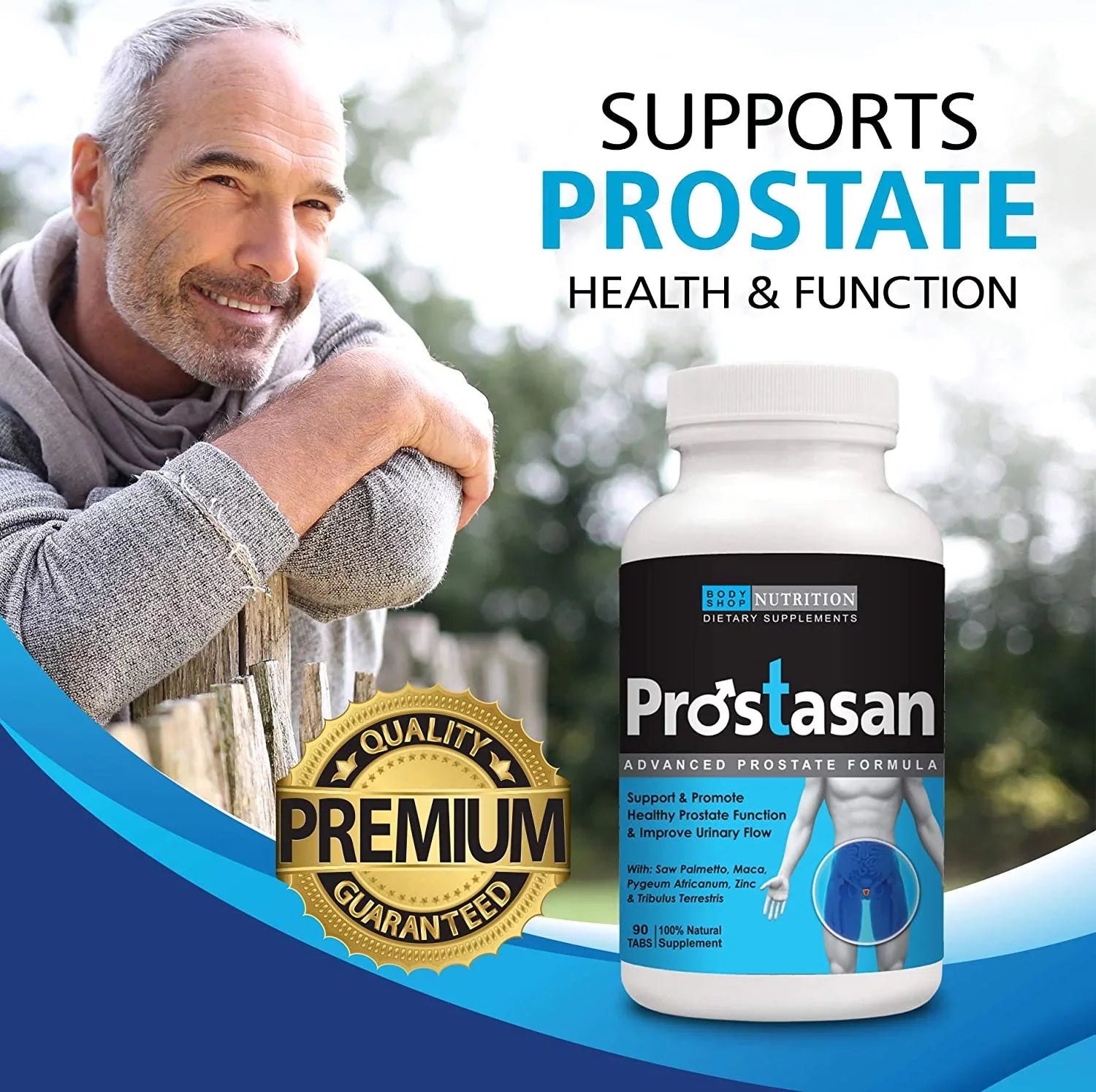 Prostasan 90 Caps- Boost Prostate Function - Prostate Health Formula 100% Natural Dietary Supplement for Men's - Promote Healthy Urinary Flow, Prostate Relief, Inflammation - Made in USA