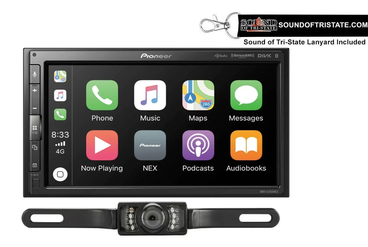 Pioneer DMH-C2550NEX 6.8" Digital Media Receiver + License PLatitudee Rear Camera