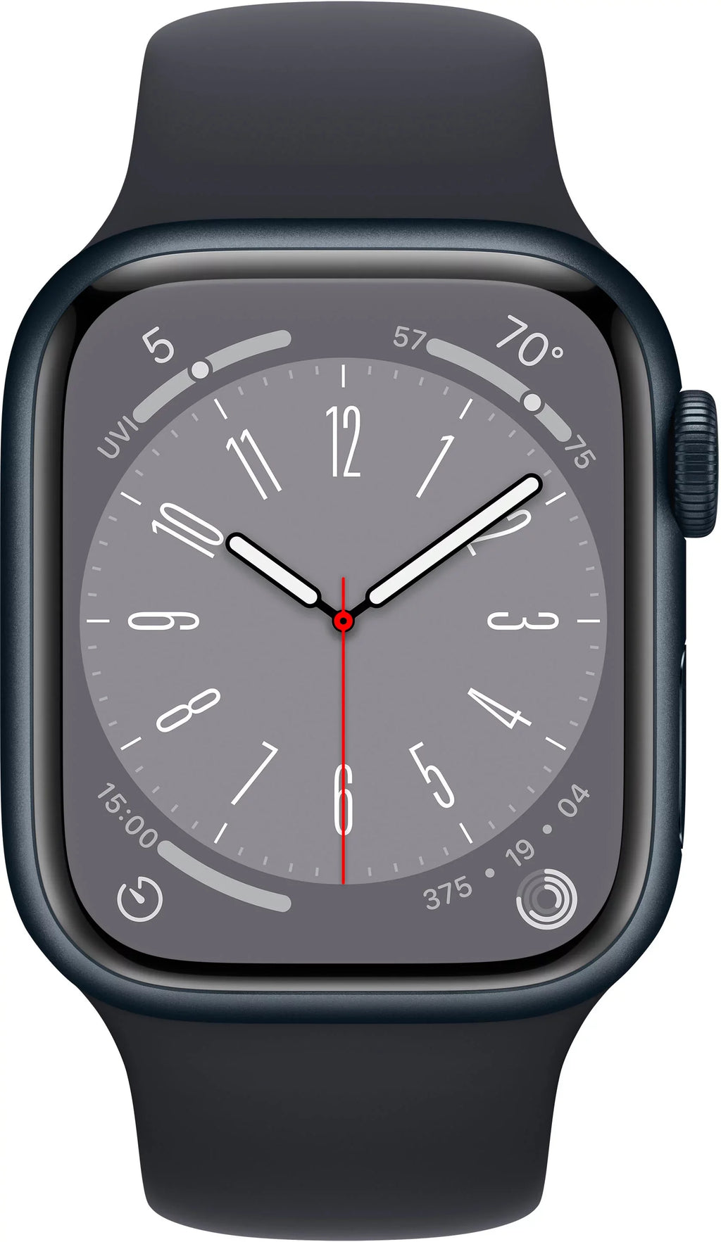 Restored  Watch Gen 8 Series 8 Cell 41mm Midnight Aluminum Midnight Sport Band MNUV3LL/A (Refurbished)