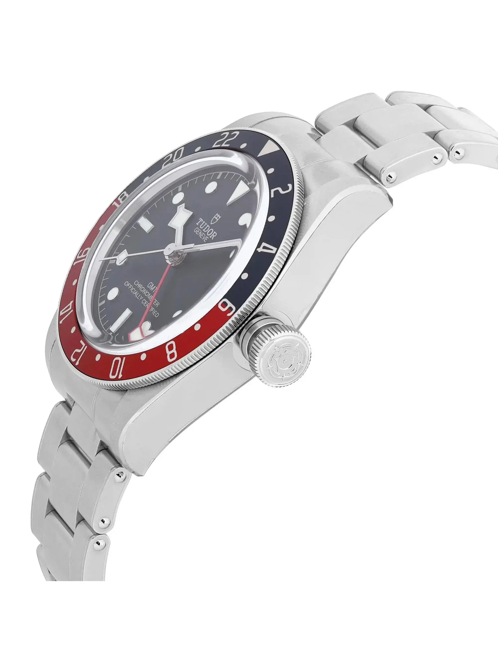 New Tudor Heritage Black Bay GMT Steel Black Dial Men Automatic Watch 79830RB