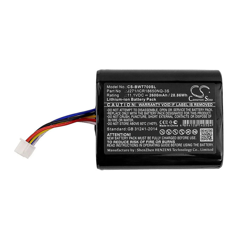 Cs For Bowers & Wilkins T7 Sound Box Battery Manufacturers For J271/Icr18650nq-3S